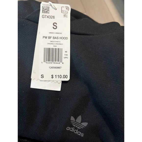 Adidas Pharrell Williams Basics Hoodie Black - Picture 3 of 3